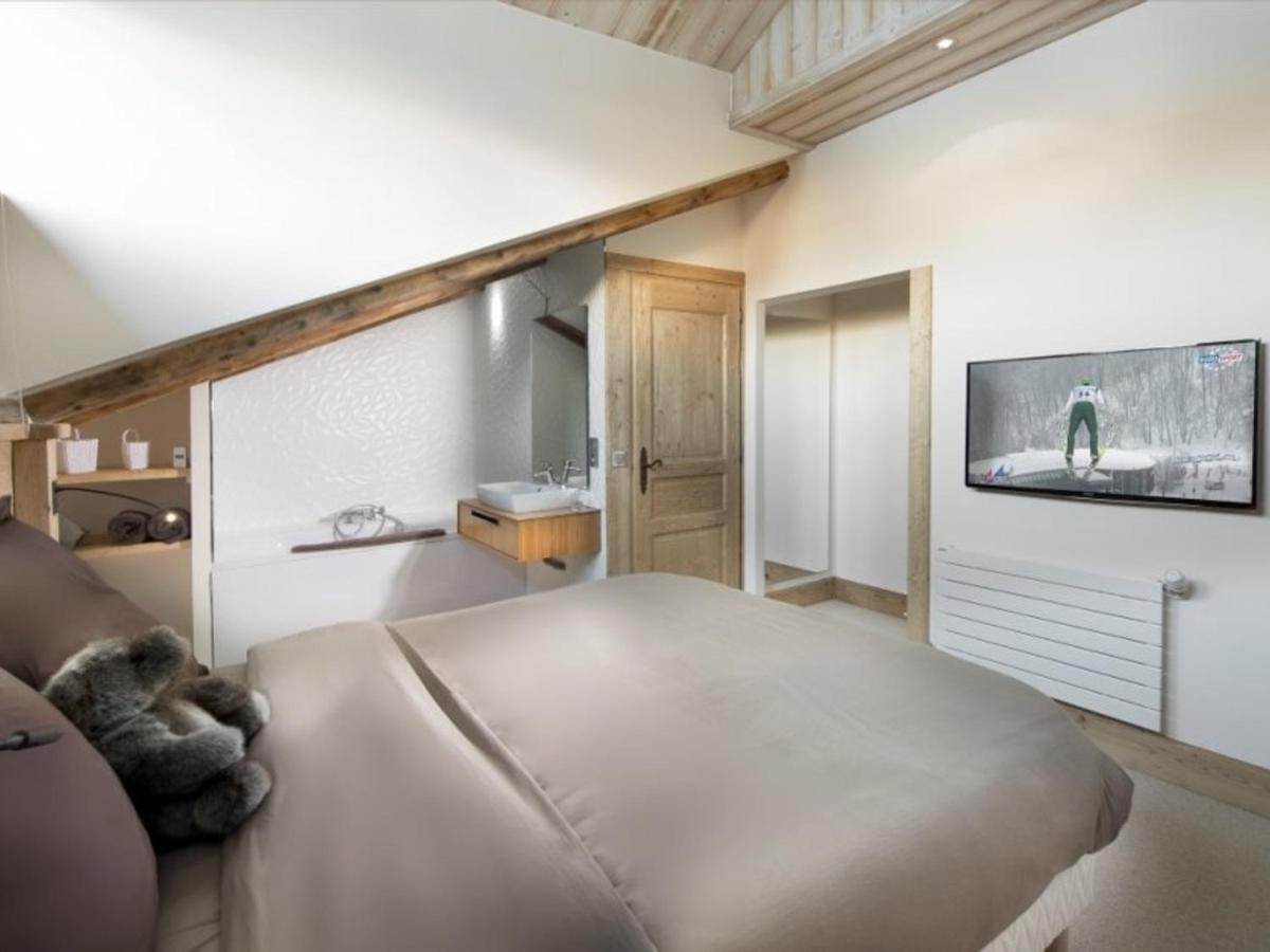 Duplex 4 Ch Luxe Courchevel 1850 Centre & Pistes, Wifi, Apple Tv, Casiers A Skis - Fr-1-631-179公寓 外观 照片